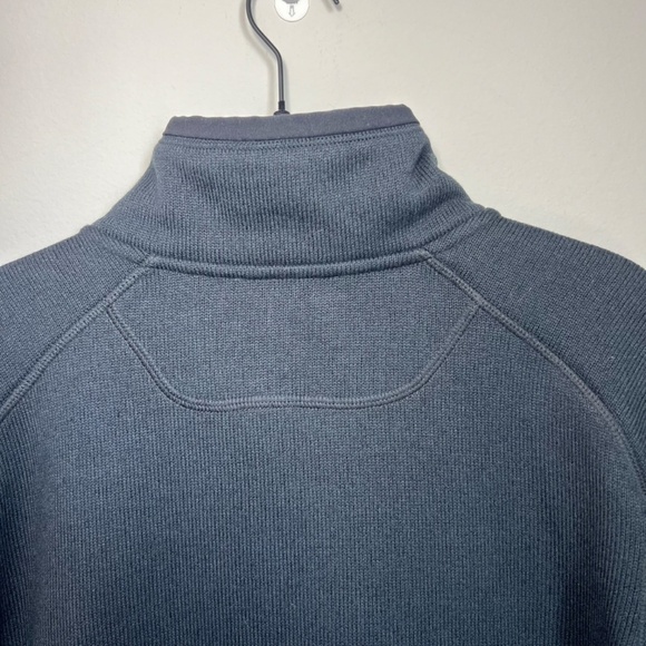 Merrell Sweater Weather Full Zip Jacket Black Pockets Fleece Cozy Mens Sz Medium - Picture 10 of 13